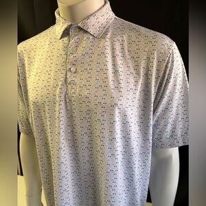 Nice mens large Vivid golf polo shirt